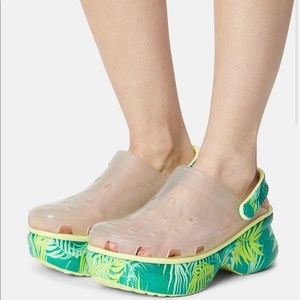 Crocs Classic Bae Translucent Tropical Clog